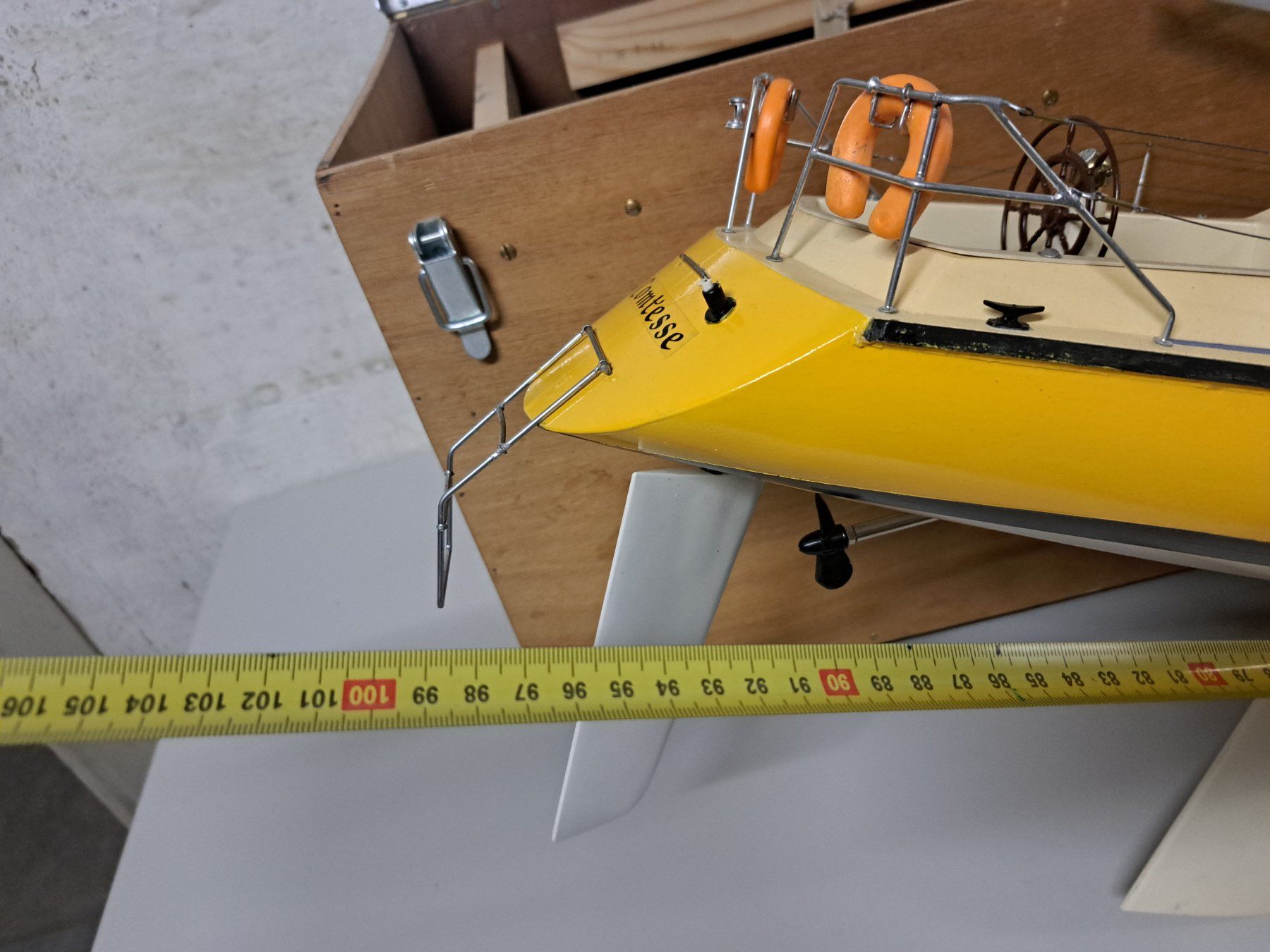 Kit di modellismo & Modellini statici: Modellboot Segelschiff RC Schiffsmodell in Transportbox – Usato da Belp venduto da deal-now 3