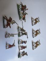 Zinnfiguren Ritter Kavallerie historische Figuren Konvolut
