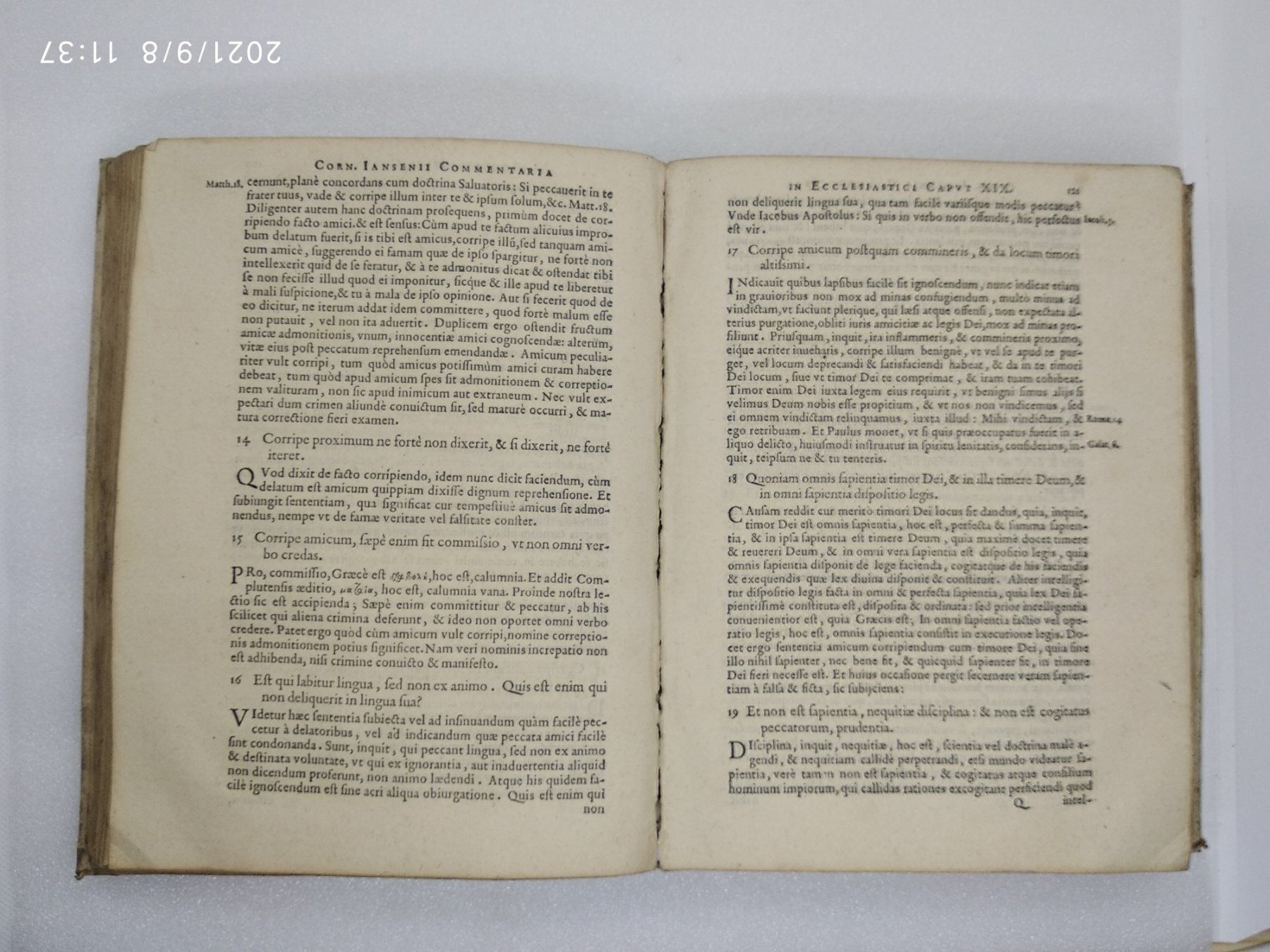 Libri: JANSENIUS - COMMENTARII - 1569 – Usato da Goldach venduto da Gaip 8