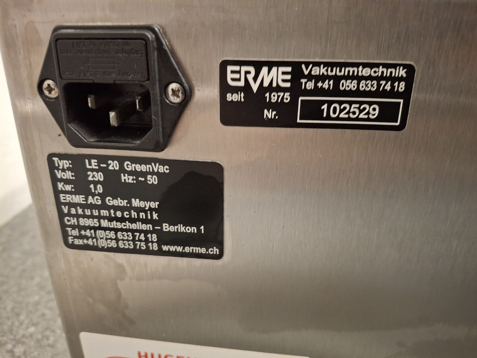 Toutes les machines: Gren Vac – D'occasion à Bern par Sahlenweidli 3