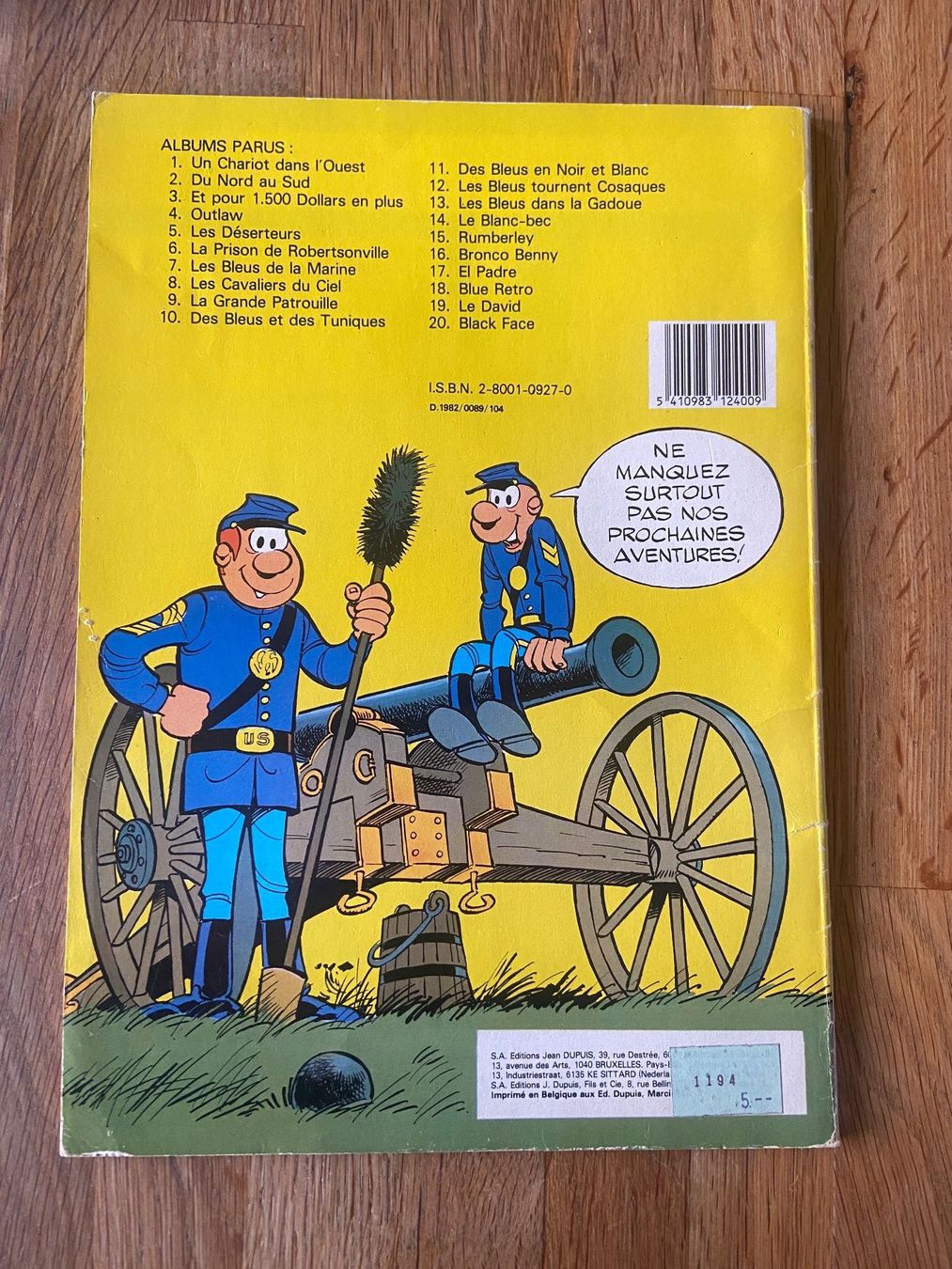Comics: Les Tuniques Bleues 19  le David – Gebraucht aus Fribourg von J334455 1