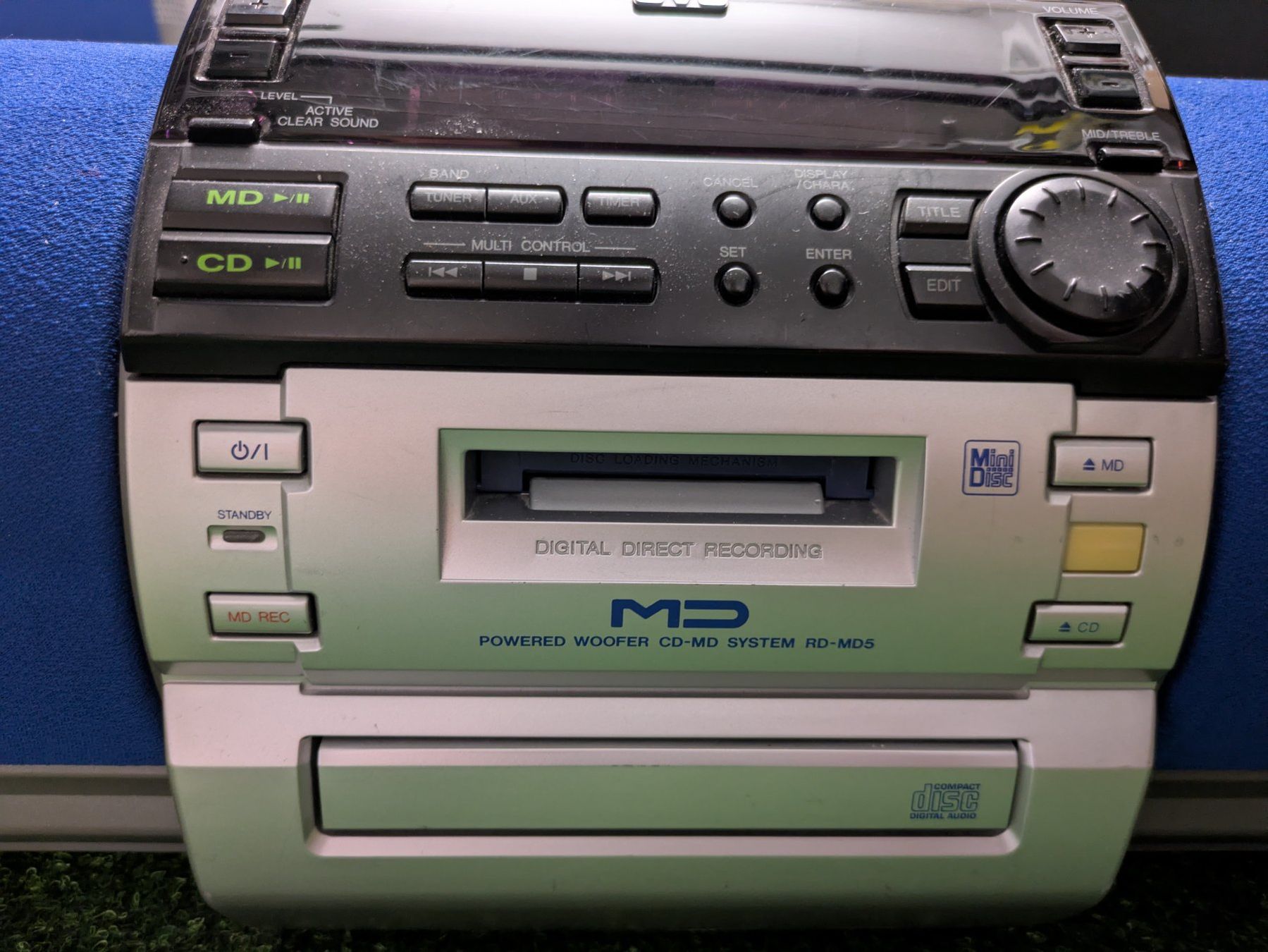 JVC Sistemi audio & multimediali: JVC CD-MD System RD-MD5 mit Subwoofer gebraucht – Usato da Oberhasli venduto da Ohasli201 2