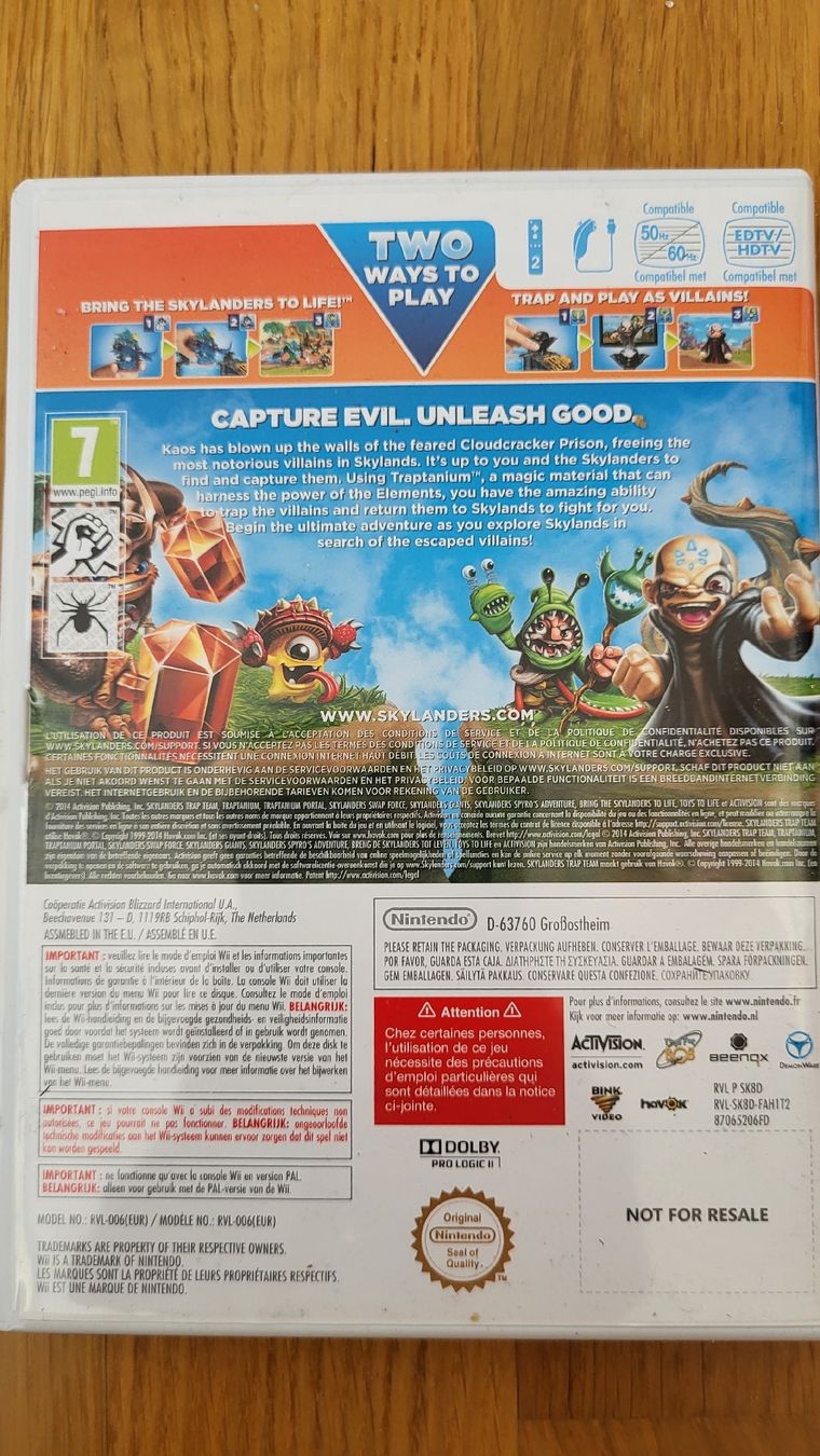 Nintendo : Skylanders Trap Team – Usato da Arbon venduto da barancek01 2