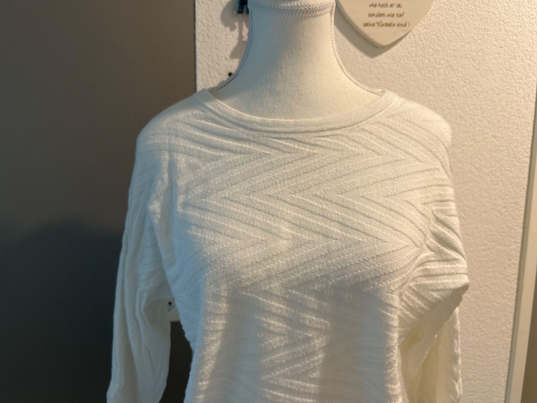 Pullover & Sweatshirts: 3/4 Arm Pullover ecru Gr. S – Neu (gemäss Beschreibung) aus Brunnen von Nala2929 3