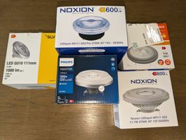 5 verschiedene Leuchtmittel Lampen