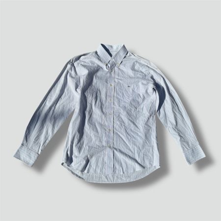 Lacoste vintage striped chemise shirt Hemd Herren M