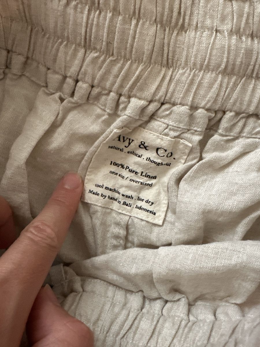 Pantaloni: Pantalon 100% Lin AVY AND CO – Usato da Confignon venduto da mel_9m6w 2