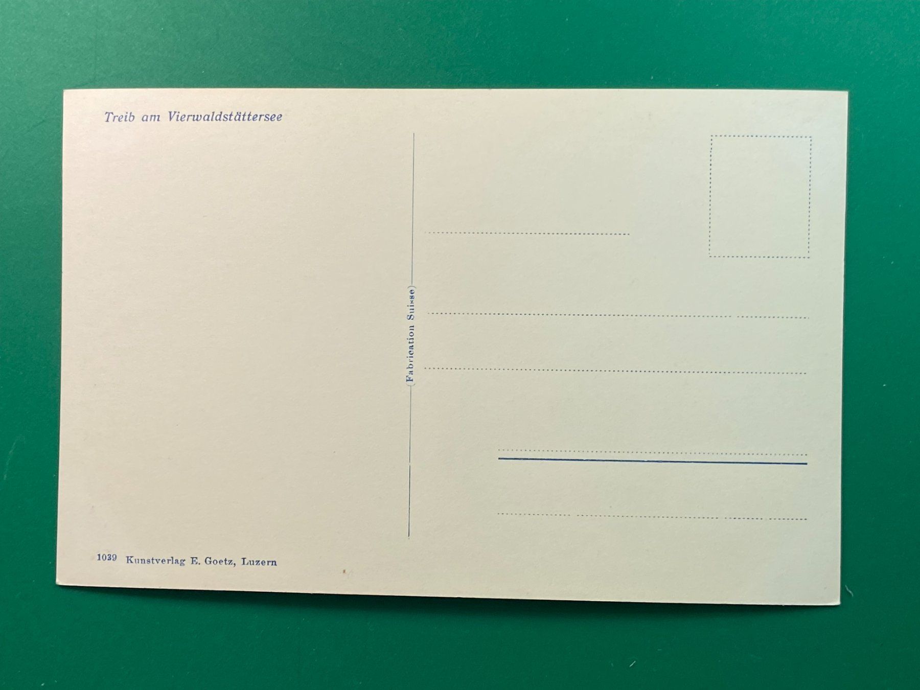 Cartoline postali: Treib am Vierwaldstättersee – Usato da Steg VS venduto da danwer74 1