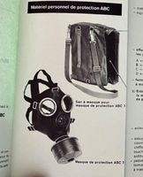 Matériel personnel protection masque gaz
