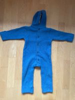 Gr. 86/92 Disana Wollwalk Overall blau organic / Bio Merino