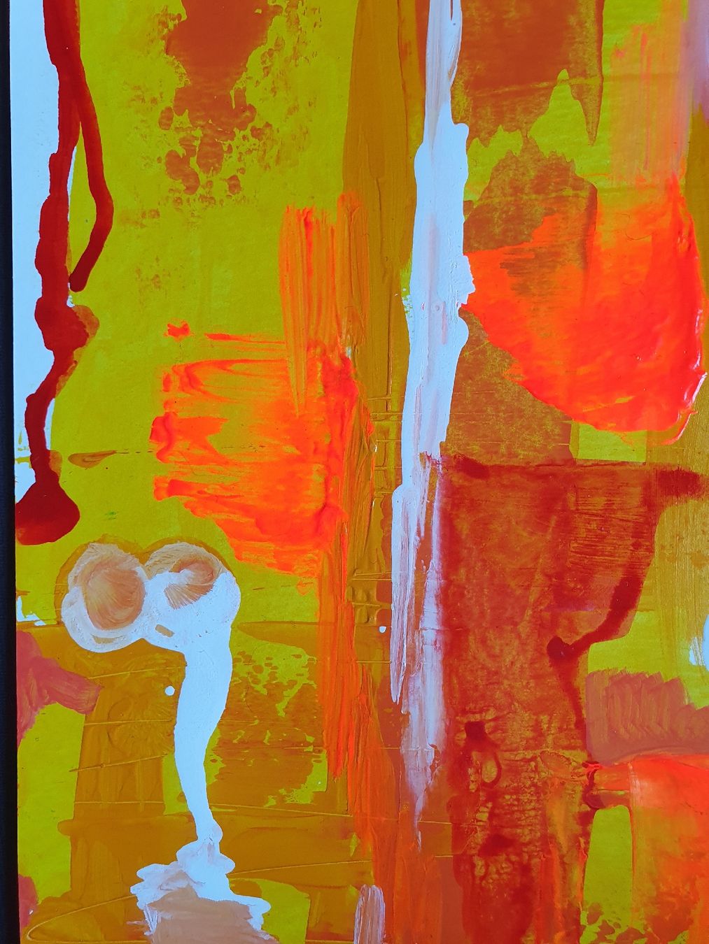 Dipinti: Abstraktes Bild Acryl auf Papier – Nuovo (secondo la descrizione) da Wimmis venduto da hel_m26m 3