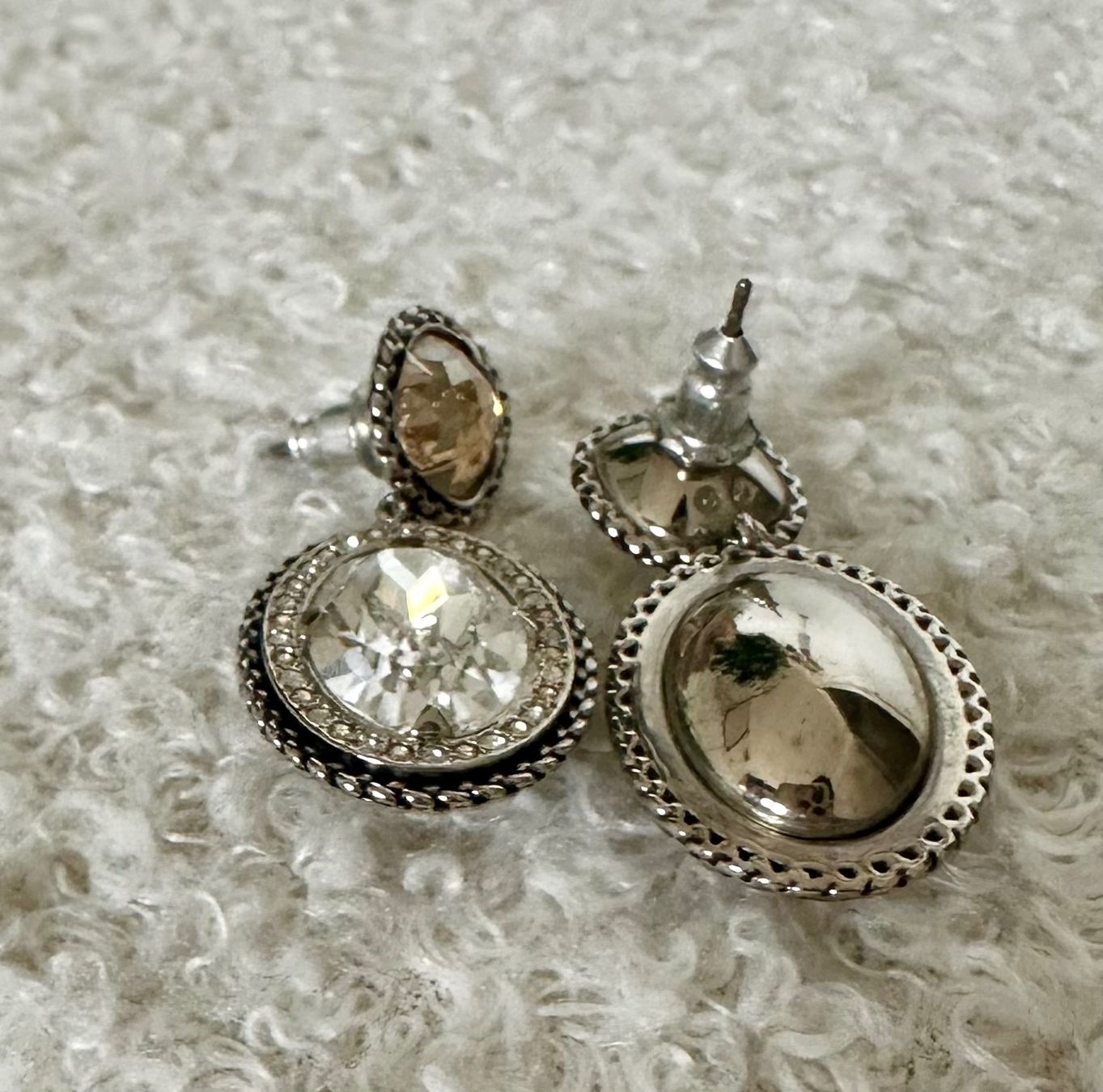 Swarovski Orecchini pendenti & Orecchini a lobo: Swarovski Amber Pierced Earrings – Usato da Laufenburg venduto da oli_w7rd 1