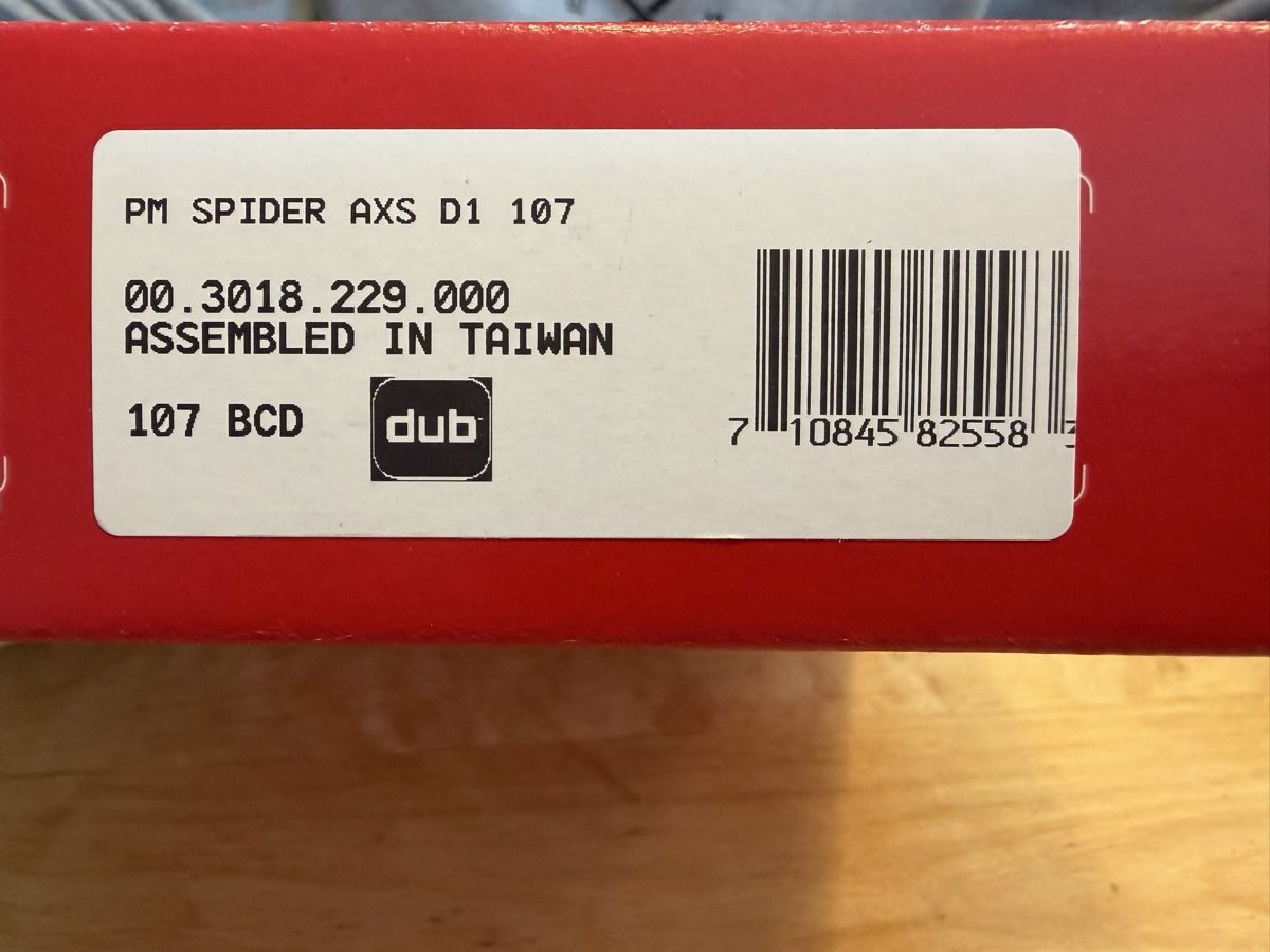 Sram Pezzi di ricambio: Powermeter Sram QUARQ, 107 BCD – Usato da Zihlschlacht venduto da mungge15 4