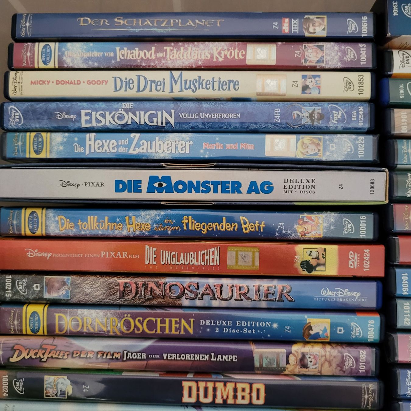 Tutti i DVDs: Konvolut 54 Disney / Pixar DVDs – Usato da Würenlos venduto da Felisha 4