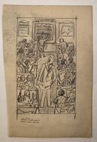 Lill Tschudi Original "Studie zu Linolschnitt" Dim.: 24x16cm