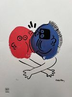 Keith Haring "the Story of red and blue" 29/150