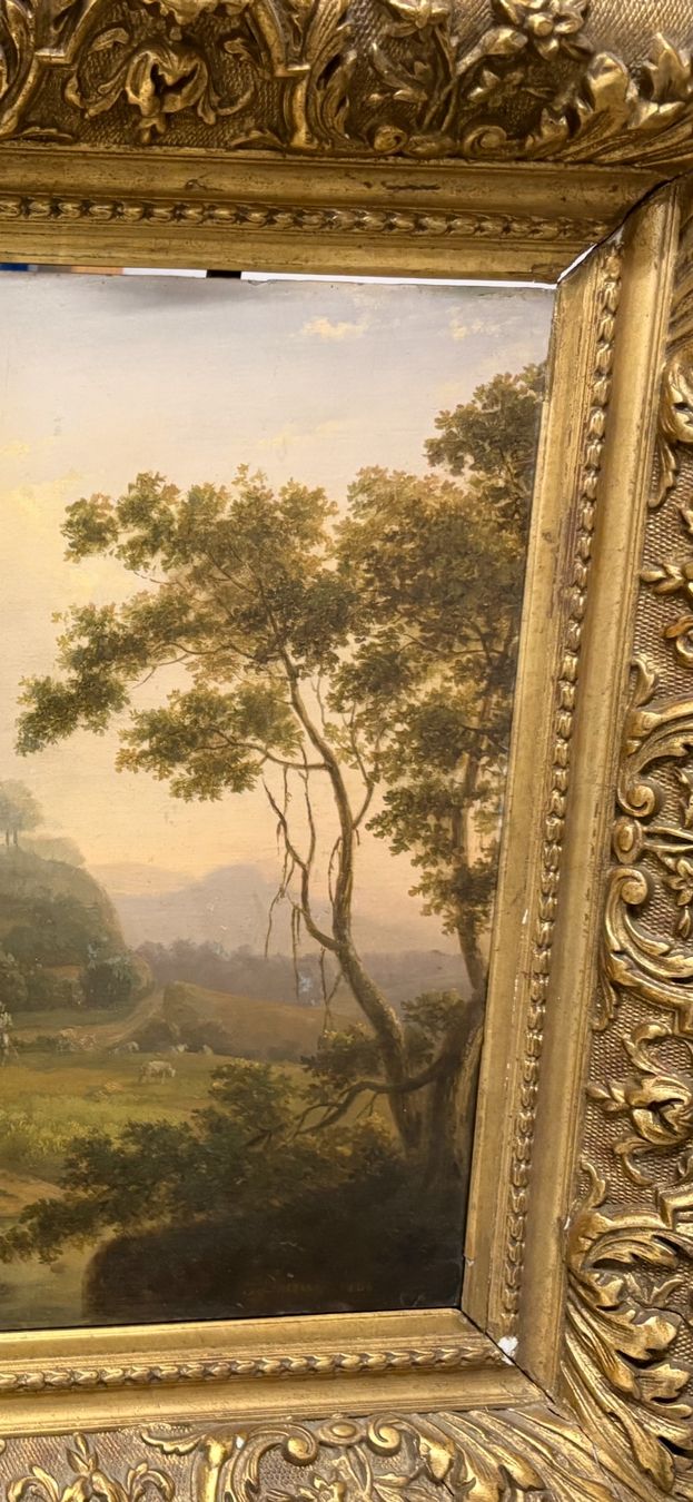 Dipinti: Landschaft, von Jules Joseph Ducorron, 1846 – Usato da Gattikon venduto da mo.suter 7