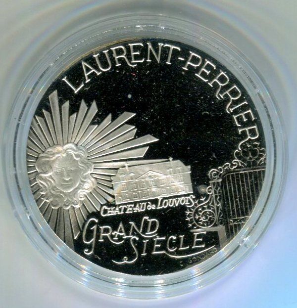 Medaglie: Silbermedaille "Champagne Laurent-Perrier". PP. – Nuovo e nell'imballaggio originale da Basel venduto da Butsch5