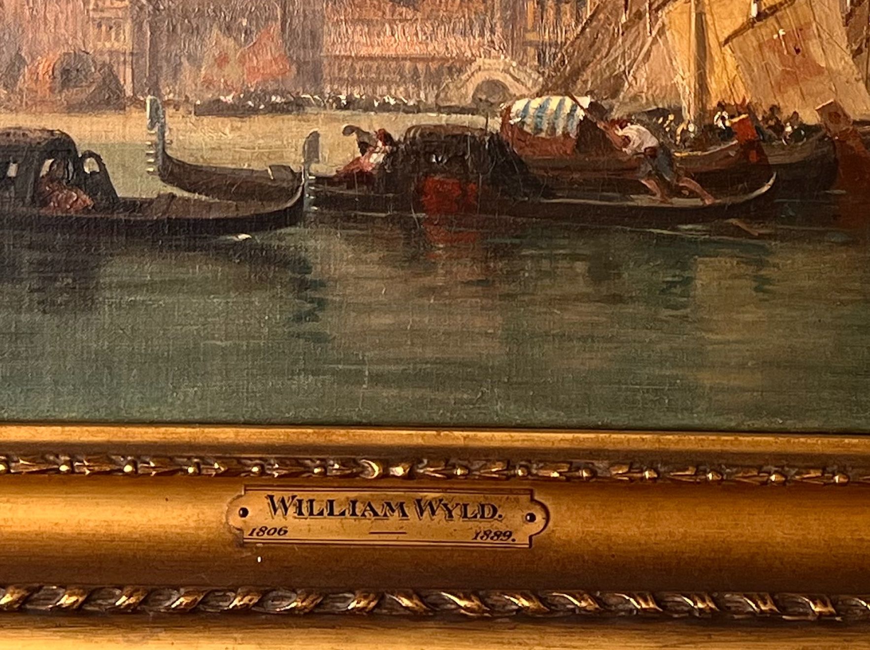 Dipinti: William Wyld, Ölgemälde Venedig – Usato da Zug venduto da HarryholschonmaldenW 5
