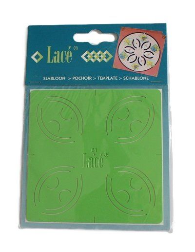 Sciablone: Lacé Schablone Nr. 61 – Nuovo e nell'imballaggio originale da Schlatt TG venduto da kreativ-atelier