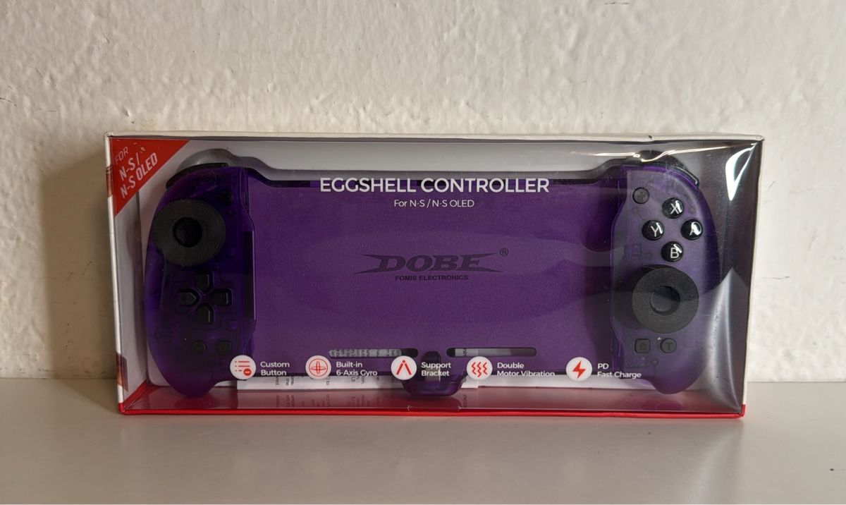 Nintendo Consoles: Dobe Eggshell Controller Transparent Purple - Switch - new – Neuf (Voir description) à Ehrendingen par bubulence 1