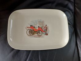 Langenthal Servierplatte/Tablett mit antikem Motiv! 1963