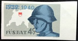Soldatenmarke 2.WK, Füs Bat 49, geschn,  Aufdr, Wi Inf 367-2