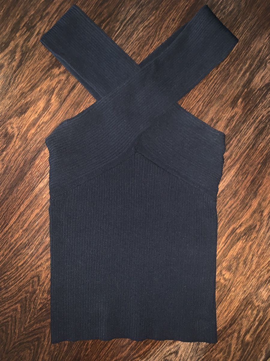 Maje Tops: Top MAJE noir X croisé - taille 1 – Gebraucht aus Lausanne von Xiaoxi 3