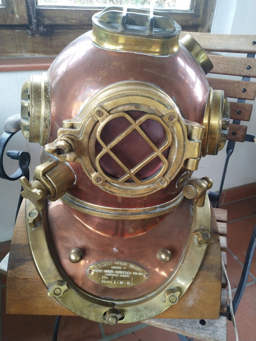 Mute per immersioni: U.S. Navy Diving Helmet 1941 – Usato da Weggis venduto da cherry2000 4