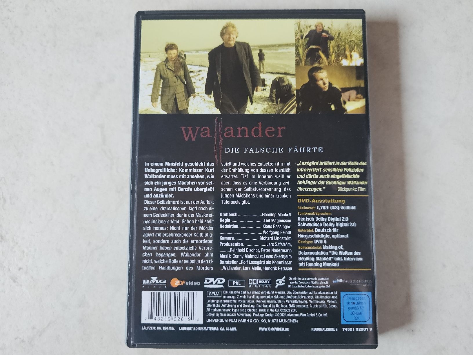Tutti i DVDs: Wallander  -  Die falsche Fährte – Usato da Schneisingen venduto da backstore24 1
