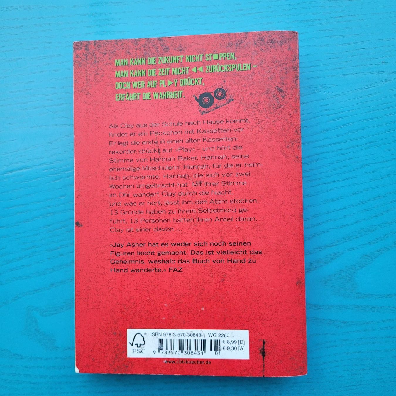 Libri: Jay Asher- Tote Mädchen lügen nicht – Usato da SCHÜBELBACH venduto da CoKaHa 1