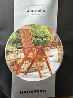 Schöner, klappbarer Hartholz-Gartenstuhl Neu + OVP