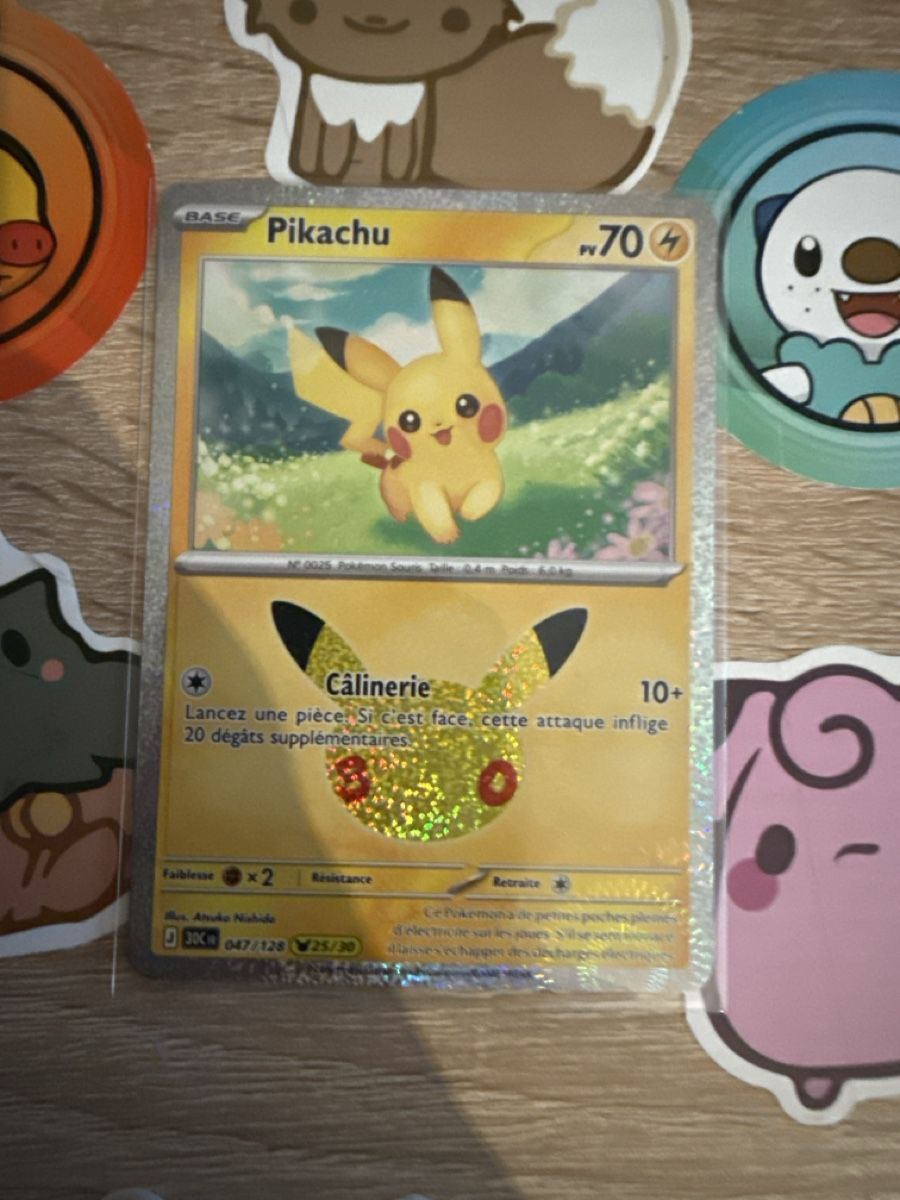 Pokémon Carte collezionabili: Pikachu 25/30 – Nuovo (secondo la descrizione) da St-Maurice venduto da Whatty 1