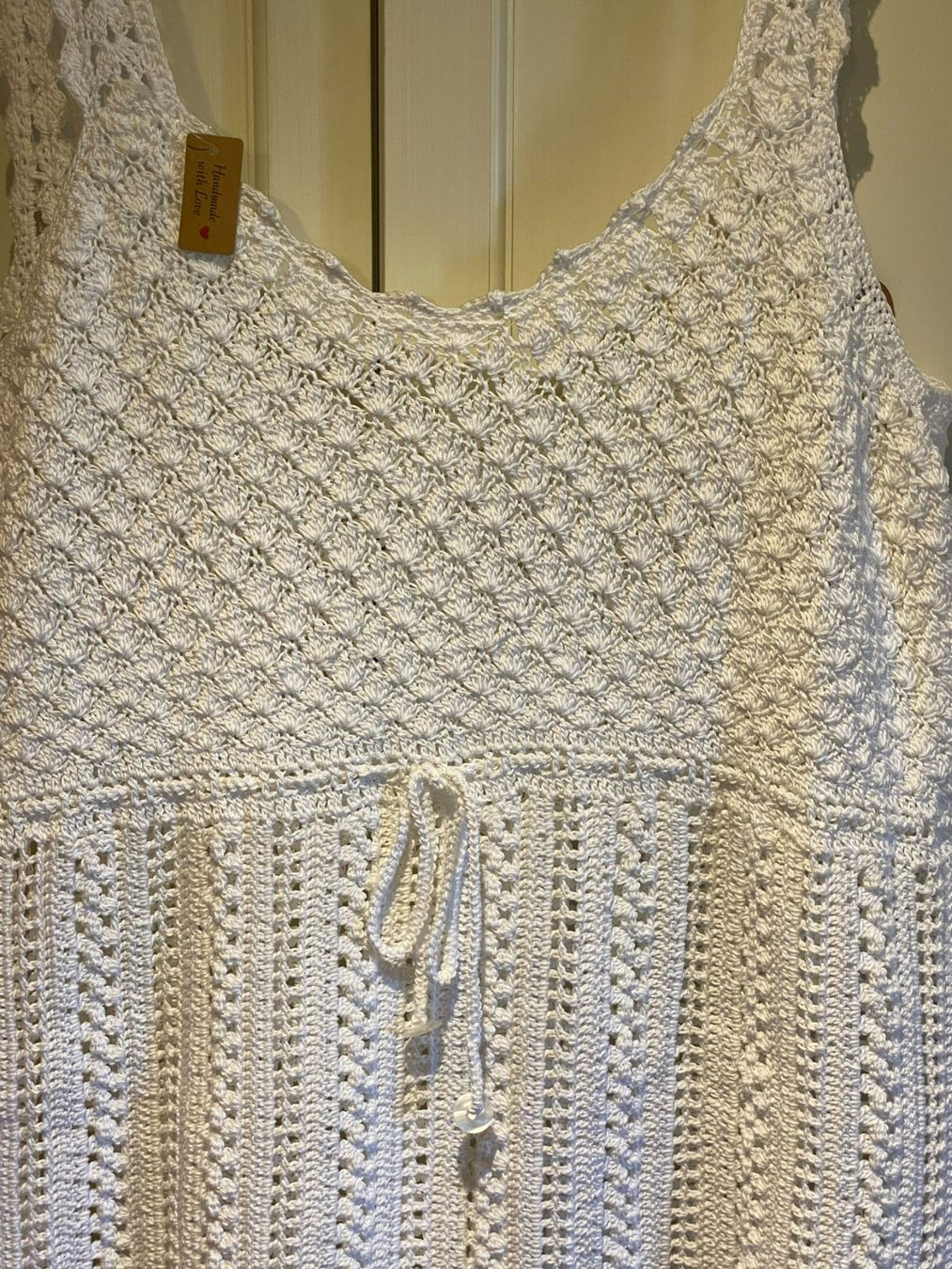 Vestiti: STRICK TRÄGERKLEID-VINTAGE-WEISS,EINZELSTÜCK – Nuovo e nell'imballaggio originale da Meienried venduto da ManuelaBoutique 4