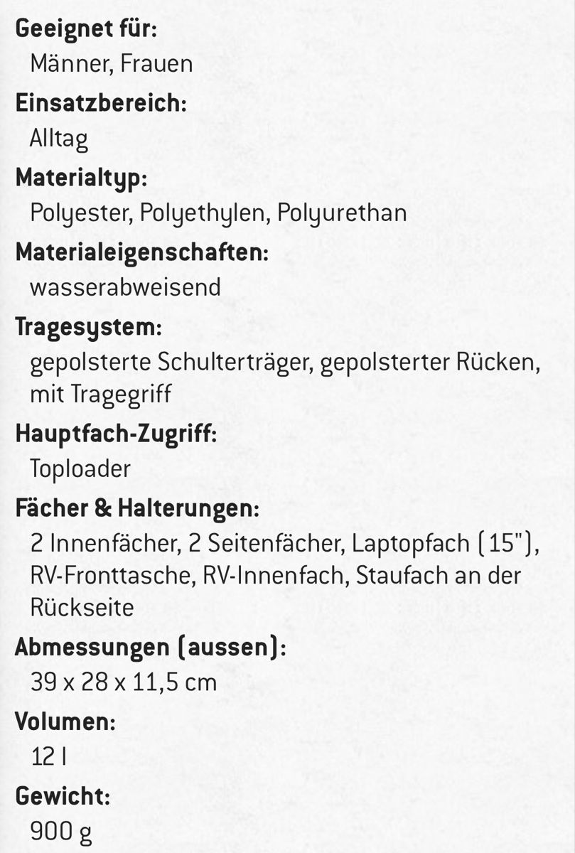 Kapten & Son Zaini: Rucksack Kapten & Son Pro in dunkelblau NEU  – Nuovo (secondo la descrizione) da Triesen venduto da Sara369 2