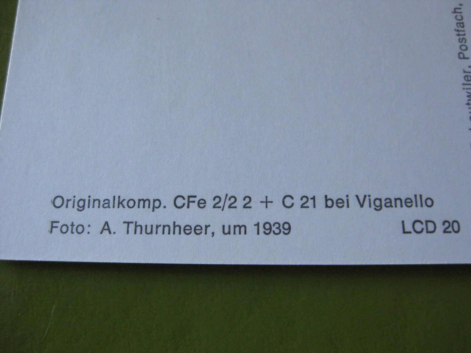 Cartoline postali: AK Viganello mit Zug – Usato da Malters venduto da Marosko 2