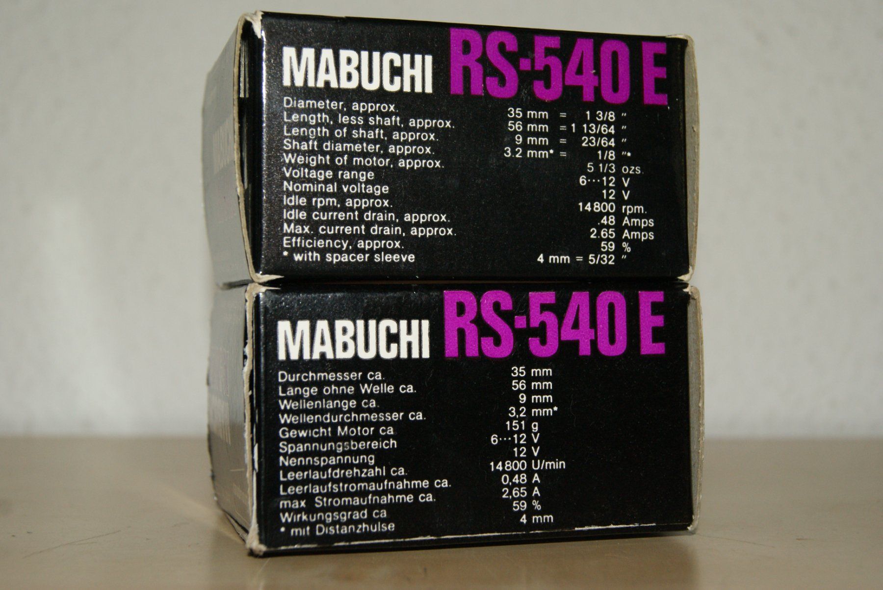 Motoren: Mabuchi RS-540 E Motor Elektromotor – Gebraucht aus Zürich von Widi1 3