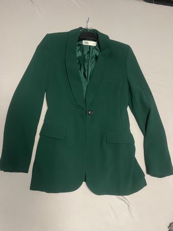 Zara Blazer, Grün, Grösse XS