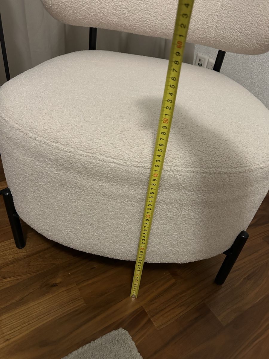 Poltrone: Moderner Loungesessel Bouclé beige/creme – Usato da Chur venduto da faja7000 6