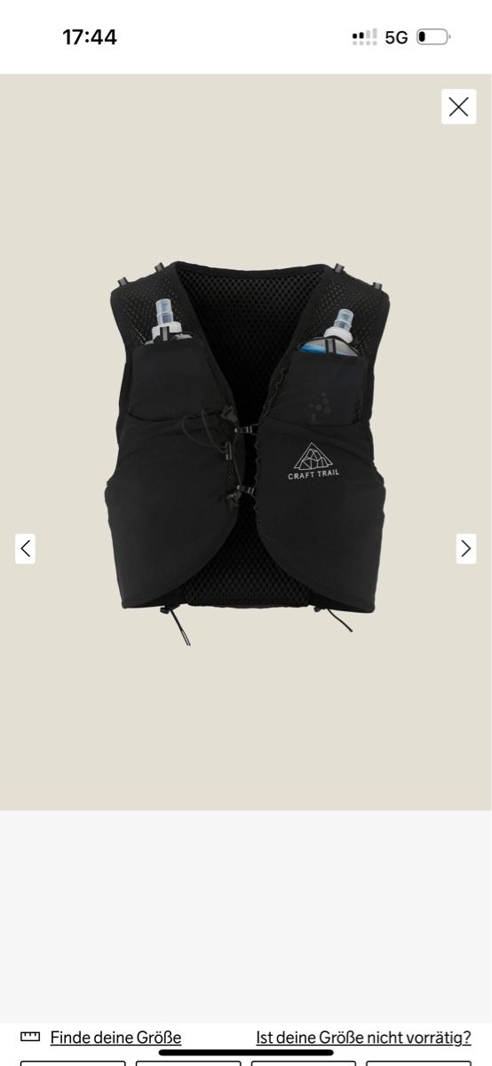 Craft Gilet & Giacche: Pro hydration vest running, hiking  – Nuovo e nell'imballaggio originale da Zug venduto da A123R