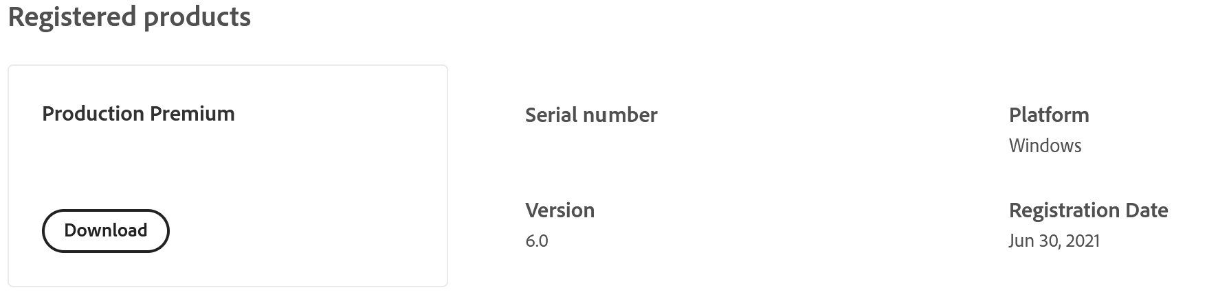 Adobe Software: Adobe CS6 Production Premium - Windows inkl. Transfer – Usato da Steinhausen venduto da jm-software-ch