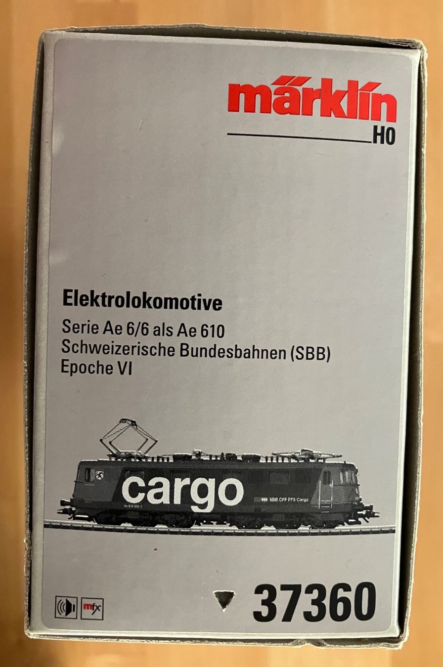 Märklin 37360 SBB Ae 610 Landquart mfx Sound (Neu (gemäss Beschreibung ...