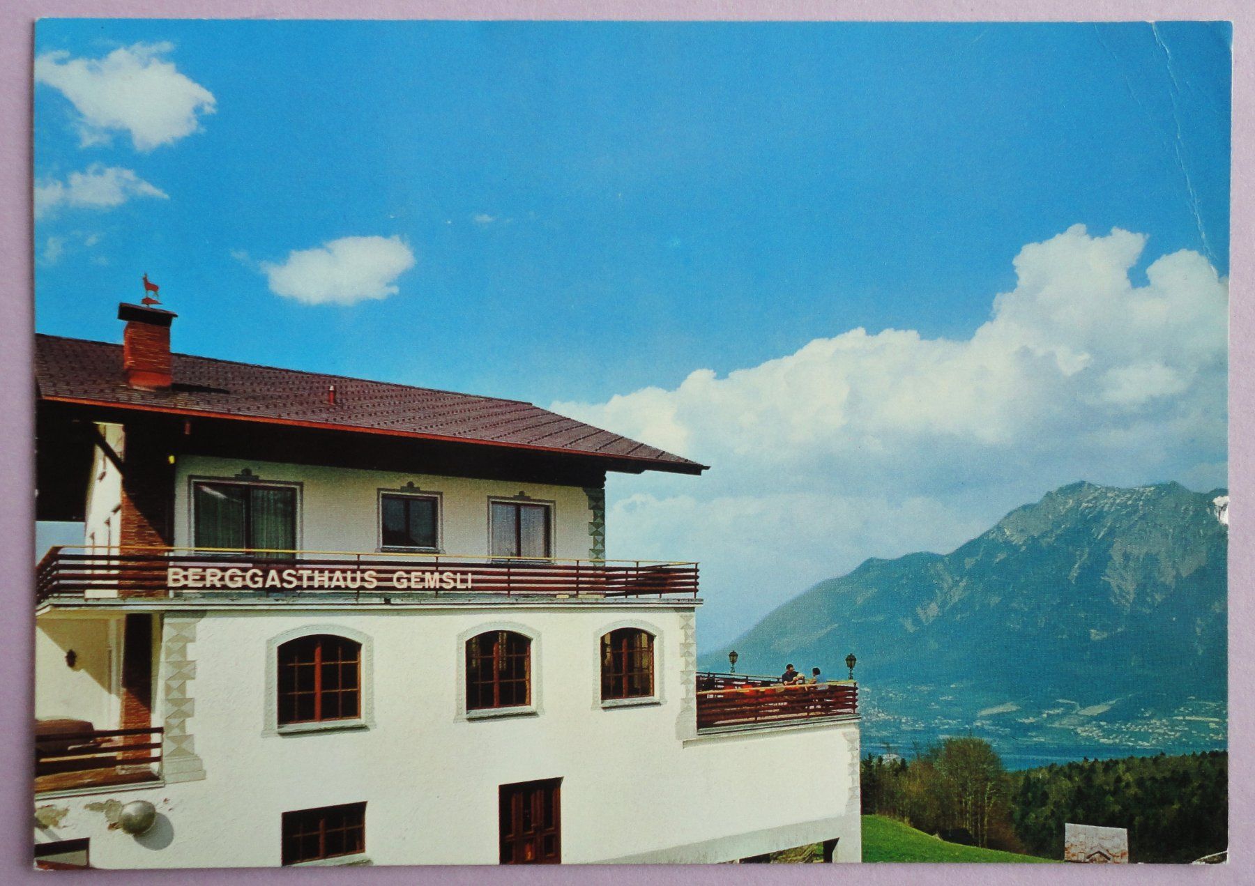 Cartoline postali: Berggasthas Gemsli, Sevelerberg – Usato da Fétigny venduto da Billy2miny