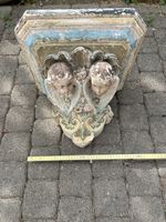 Wandkonsole Engel Putten mit Rosen antike Deko ca 38cm