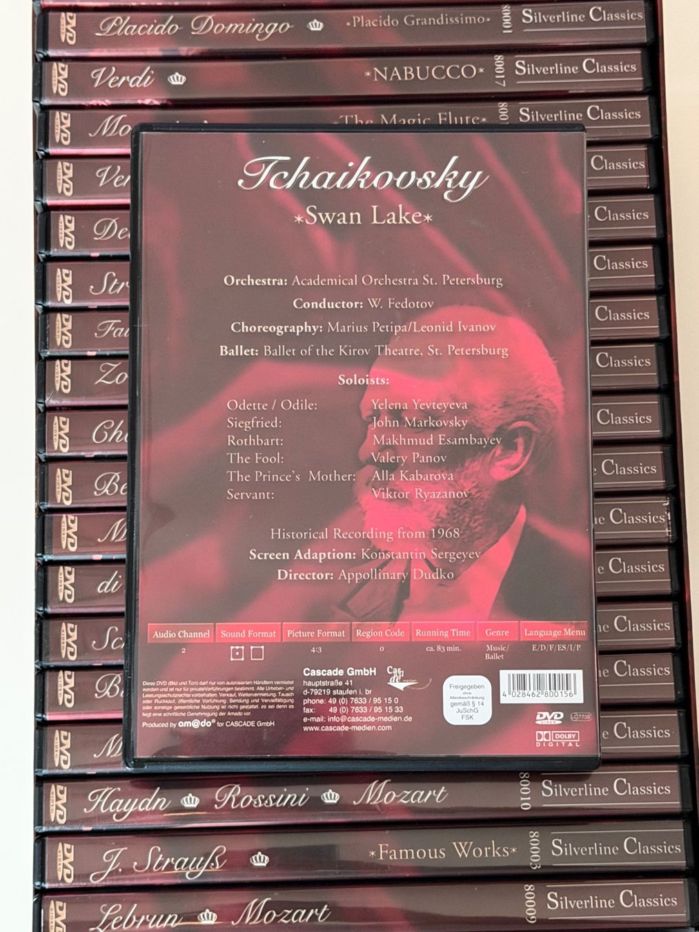 Tutti i DVDs: Silverline Classics DVD-Video Collection guter Zustand – Usato da Altstätten SG venduto da sheamus 7
