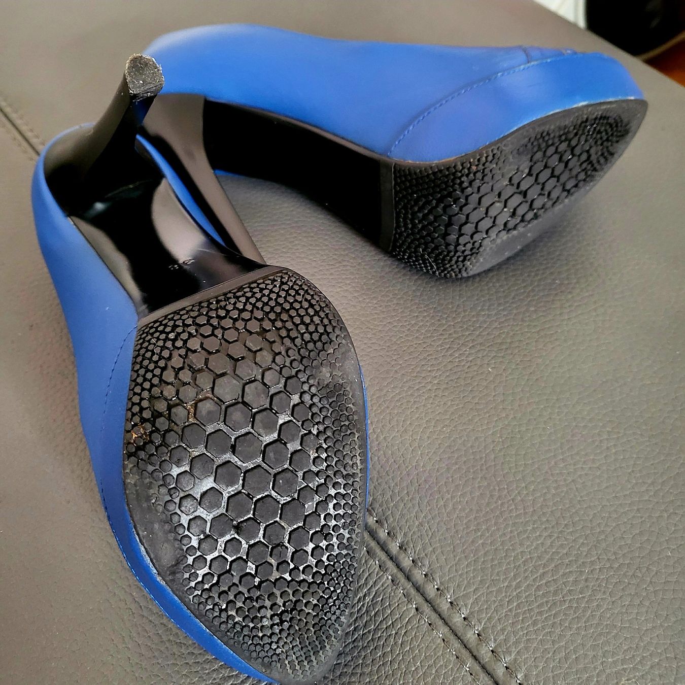 Scarpe da donna: Escarpins à plateforme bleu électrique. – Usato da Neuchâtel venduto da wikit 2