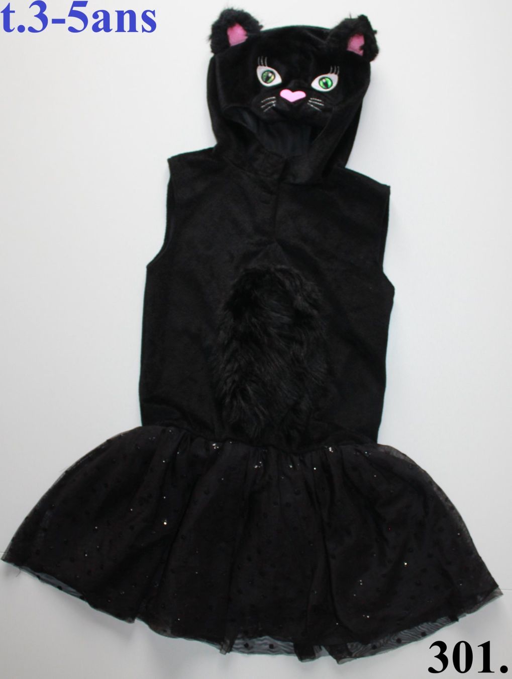 Costumi: Costume chat noir/schwarze Katze t.3 - 5 ans – Usato da Peseux venduto da CoolShoping
