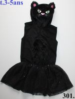 Costume chat noir/schwarze Katze t.3 - 5 ans