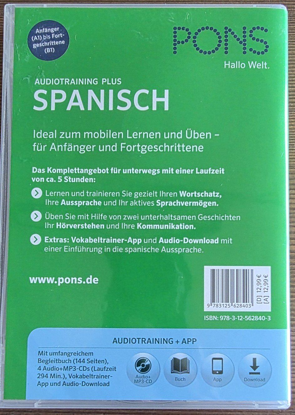 Libri: PONS Spanisch Vokabelbox und Audiotraining Plus – Usato da Schaffhausen venduto da BUSH54 2