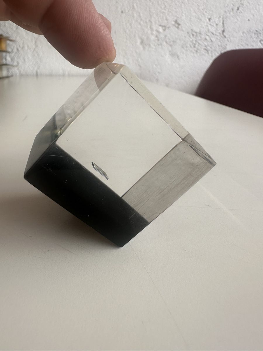 Hewlett Packard Componenti elettronici: HP 32-Bit CPU Acrylblock 1983 Sammlerstück – Usato da Zetzwil venduto da ZB05 4